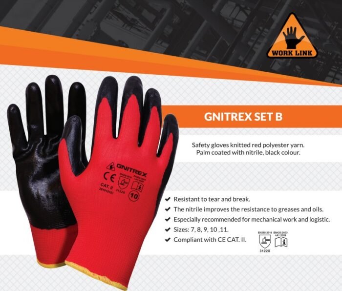 GNITREX B WORKLINK ΓΑΝΤΙΑ ΝΙΤΡΙΛΙΟΥ - Image 2