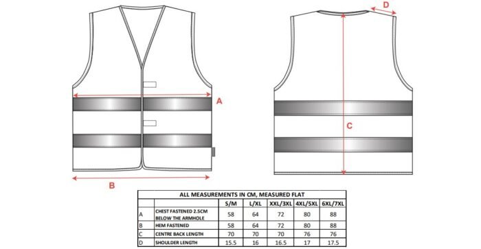 C474 Portwest - Γιλέκο Εργασίας Ανακλαστικό Δύο Οριζόντιες Λωρίδες - Image 5
