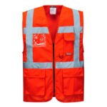 S476 Portwest - Premium Γιλέκο Ασφαλείας Επόπτη Hi-Vis Υψηλής Ορατότητας Berlin - Image 4