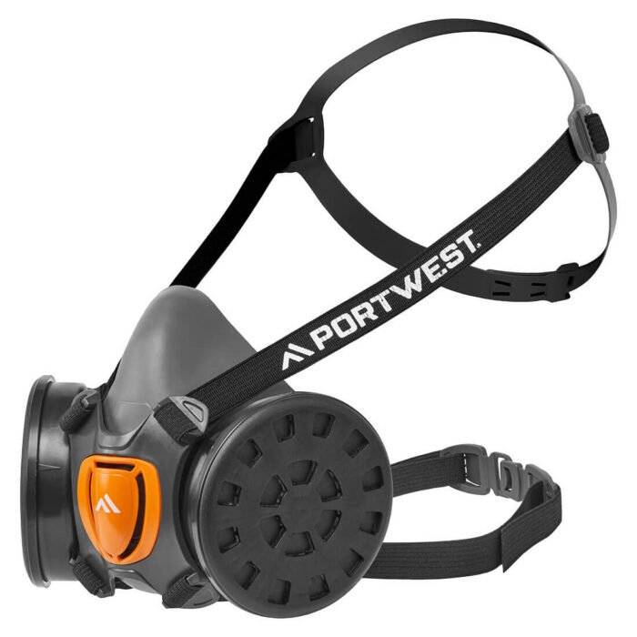 P422 Portwest - Σετ Μάσκας Μισού Προσώπου TPR (με φίλτρα P3) - Image 2