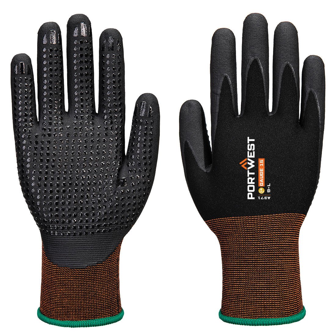 Γάντι από μικρο-αφρό νιτριλίου GP Grip 15 Portwest A371