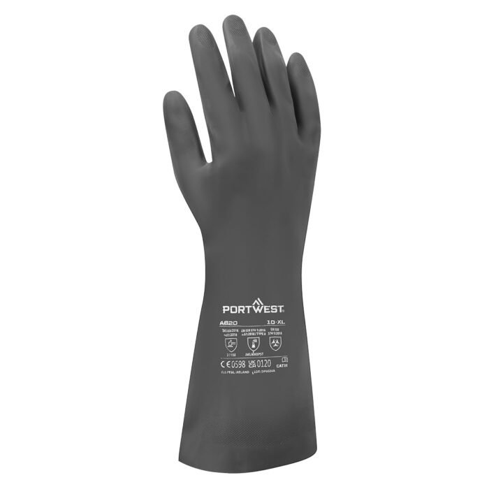A820 Portwest - Chem 380 Νεοπρένιο Γάντι Χημικής Προστασίας - Image 2