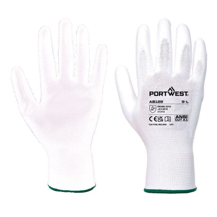 AB129 Portwest - Γάντι Grip 13 PU Palm Essential (288 Ζευγάρια) - Image 3