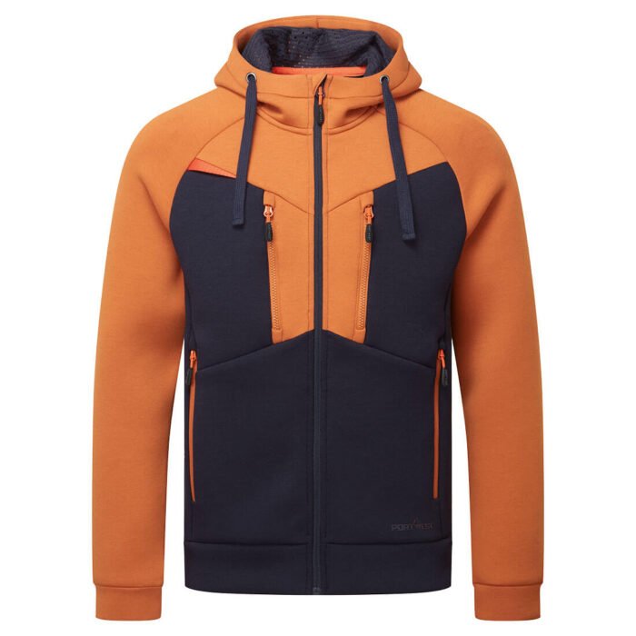 DX472 Portwest – Ζακέτα Εργασίας DX4 Zipped Hoodie με Τεχνικό Ύφασμα και Εργονομικό Σχεδιασμό - Image 11