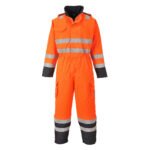 S775 Portwest - Bizflame Rain Hi-Vis Contrast FR Αδιάβροχη Φόρμα Εργασίας - Image 3