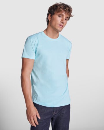 BEAGLE 6554 Roly – Βαμβακερό Κοντομάνικο T-Shirt με Στρογγυλή Λαιμόκοψη