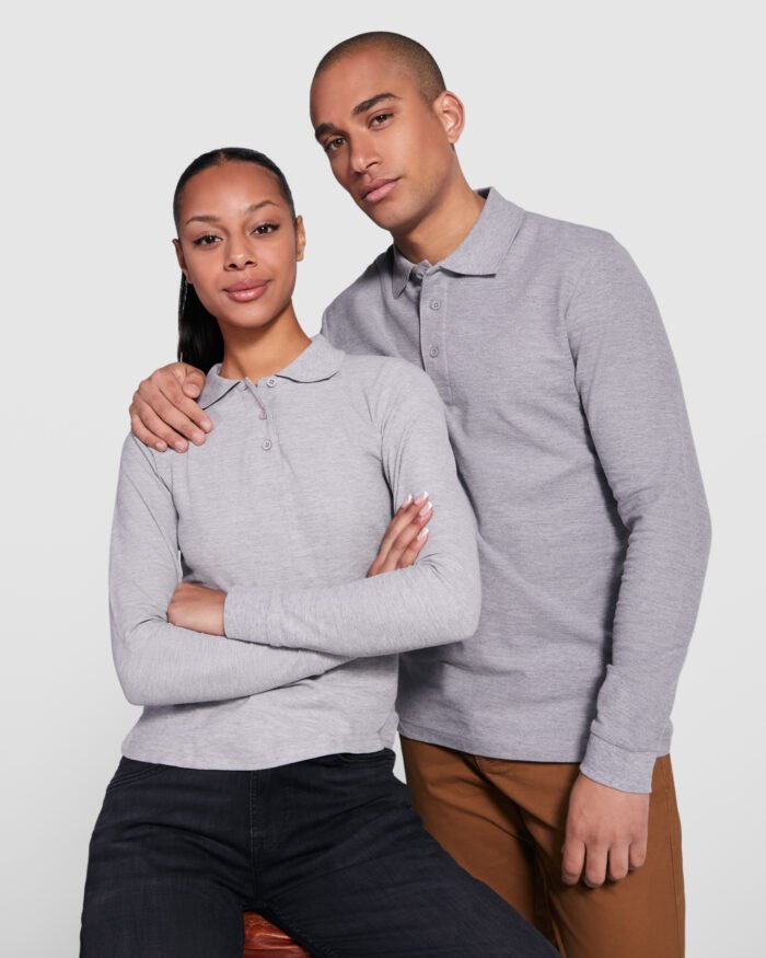 ESTRELLA L/S 6635 Roly – Βαμβακερό Μακρυμάνικο Polo Piqué 220 gsm - Image 2