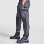 WALL 9207 εργατικό παντελόνι με πολλές τσέπες και ενισχυμένες επιγονατίδες σε ελαστικό ύφασμα