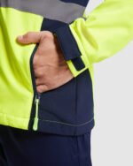 ANTARES 9303 Roly – Softshell Μπουφάν Υψηλής Ορατότητας Class II - Image 3