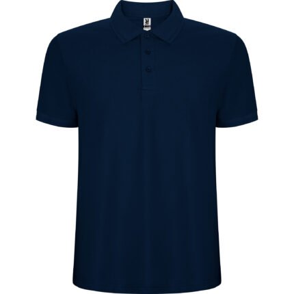 PEGASO PREMIUM 6609 κοντομάνικη πόλο μπλούζα πικέ με αντιχνούδια και πατιλέτα 3 κουμπιών