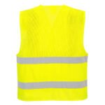 C494 – Γιλέκο Υψηλής Ορατότητας με Mesh Πλάτη & Θήκη ID - Image 2