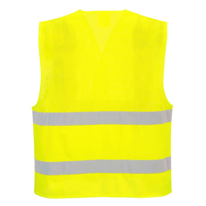 C494 – Γιλέκο Υψηλής Ορατότητας με Mesh Πλάτη & Θήκη ID - Image 2