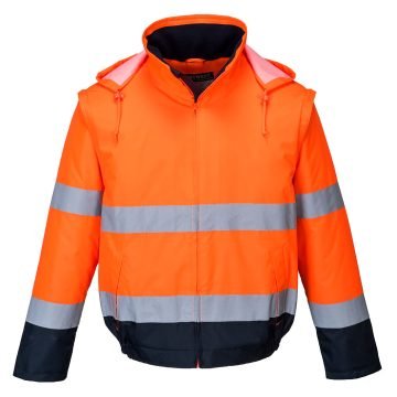 Μπουφάν Hi-Vis 2-σε-1 Contrast Essential Lite Bomber Portwest C464