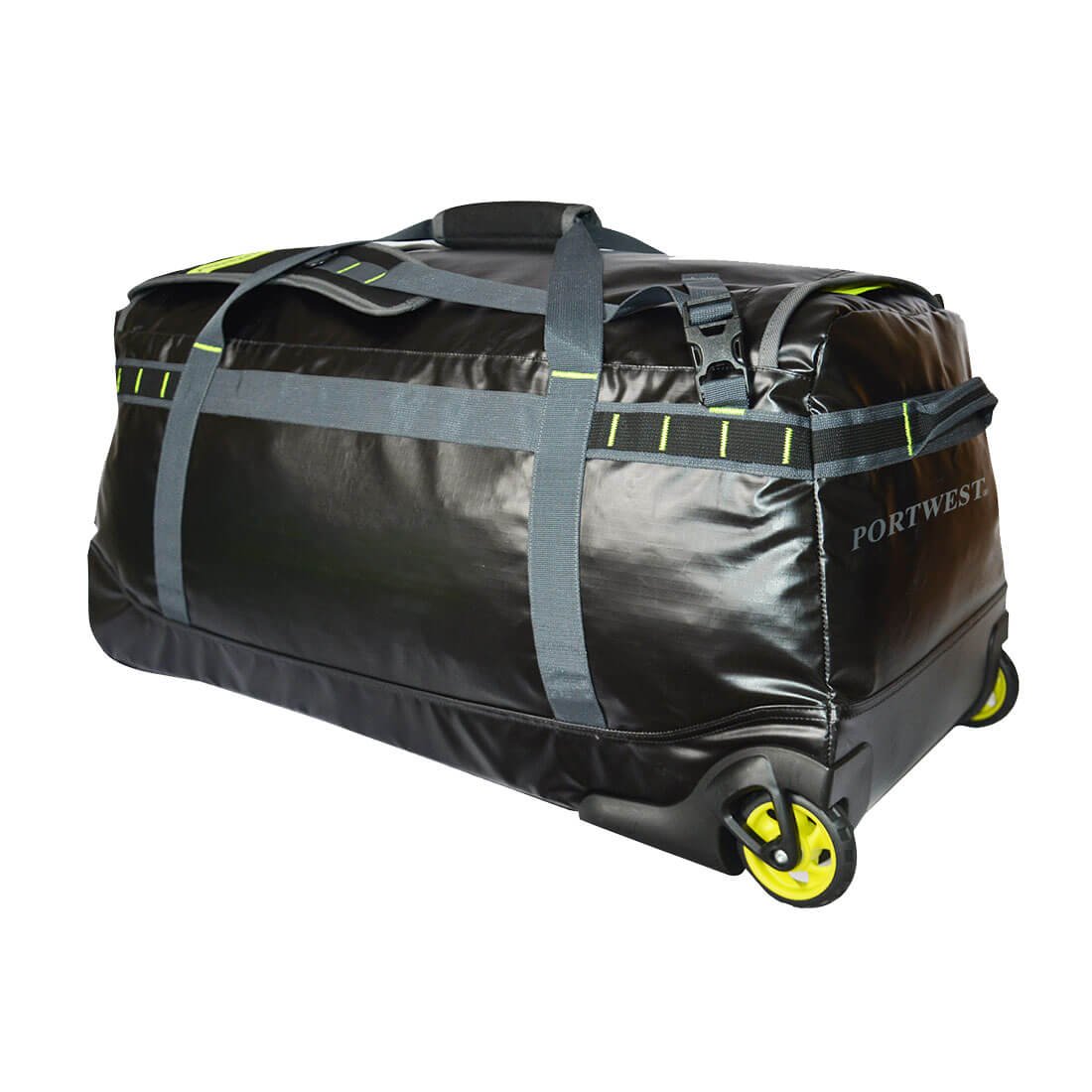 PW3 100L Αδιάβροχη τσάντα τρόλεϊ Duffle Portwest B951 – Black, R
