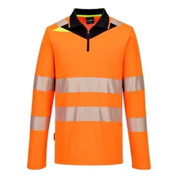 Ανακλαστικό Πόλο με Φερμουάρ L/S DX4 Portwest DX419