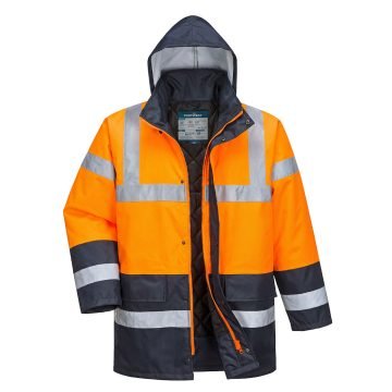 ES1 Essential Hi-Vis Contrast Winter Traffic Jacket Portwest ES466