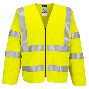 Γιλέκο με μακρύ μανίκι και φερμουάρ Bizflame Hi-Vis FR Portwest FR616