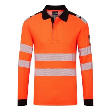 Πόλο με Μακρύ μανίκι Modaflame Knit HVO FR PW3 Portwest FR734