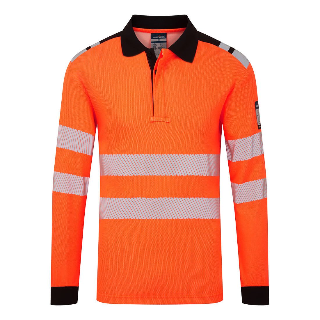 Πόλο με Μακρύ μανίκι Modaflame Knit HVO FR PW3 Portwest FR734