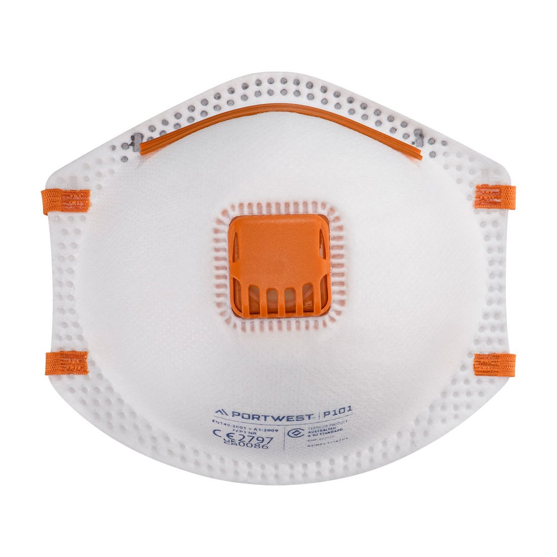 FFP1 Μάσκα Αναπνοής με Βαλβίδα Portwest P101 – White, R