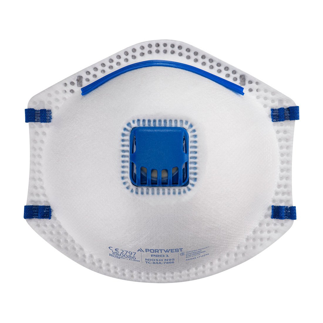 FFP2 Μάσκα Βαλβίδα Portwest P201 – White, R