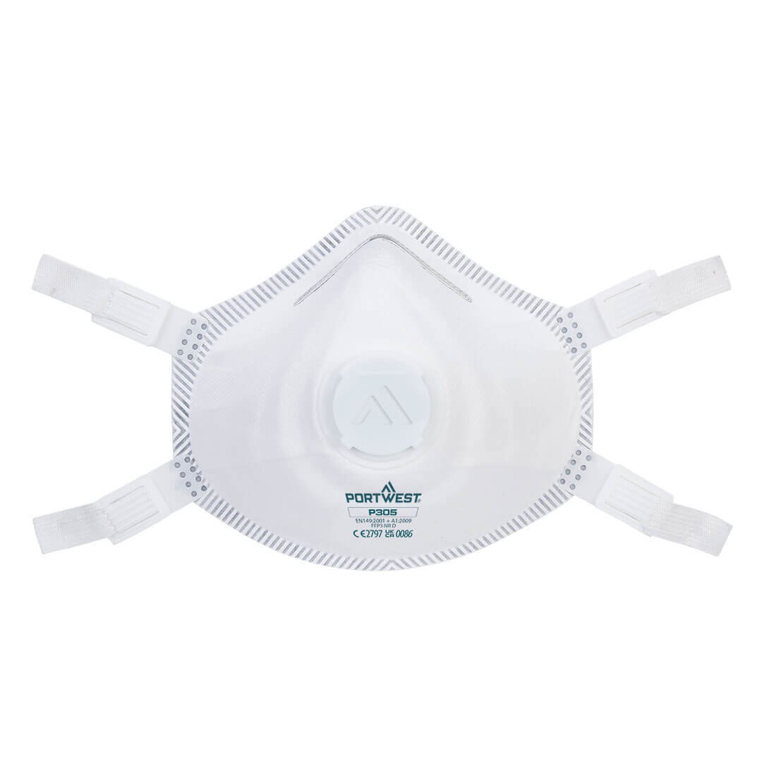 Κορυφαία Αναπνευστική Συσκευή Dolomite FFP3 (Πκτ5) Portwest P305 – White, R