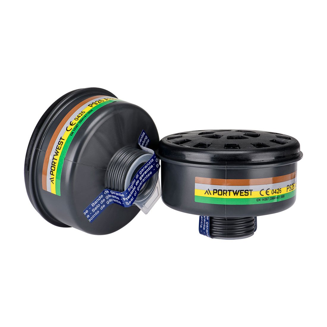 ABEK2 φίλτρο αερίου Universal σπείρωμα (Πκτ4) Portwest P926 – Black, R