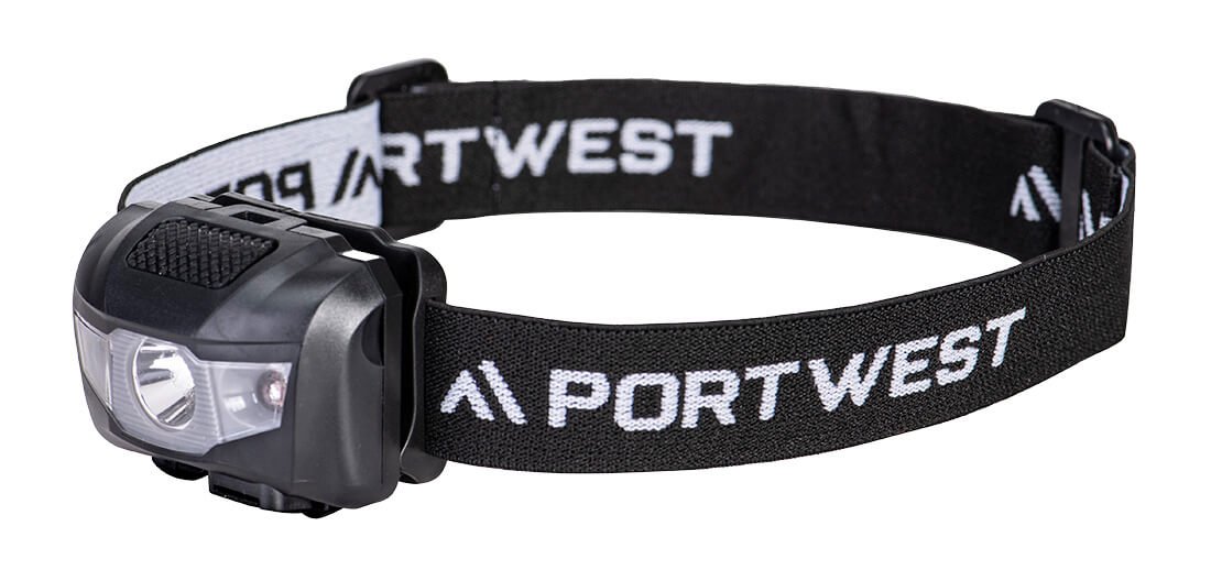 USB Επαναφορτιζόμενος φακός κεφαλιού Portwest PA71 – Black, R