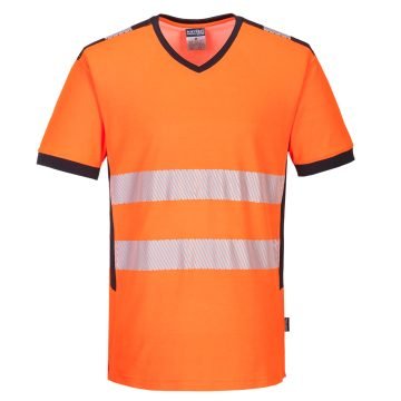 PW3 Ανακλαστικό T-Shirt με V Portwest PW310
