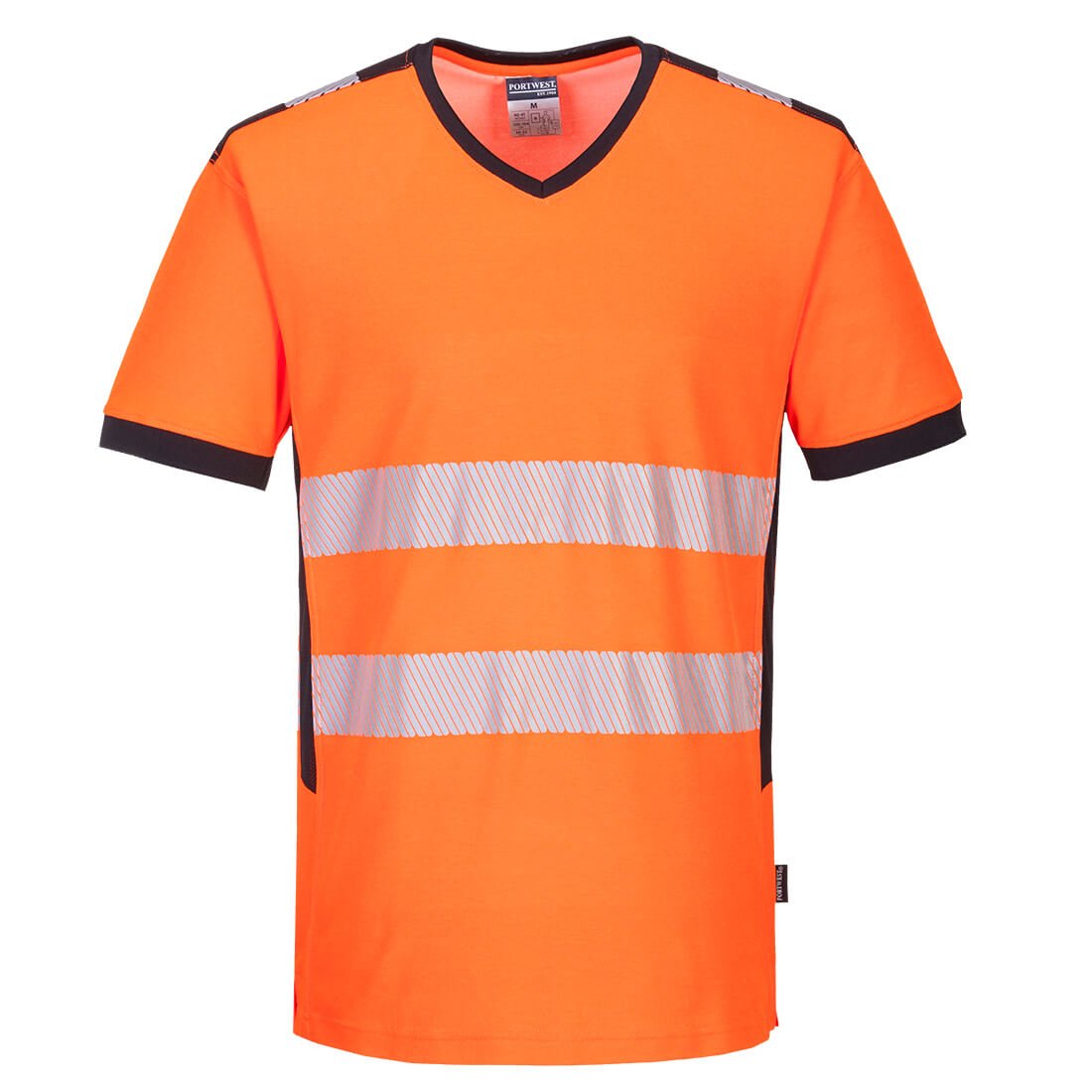 PW3 Ανακλαστικό T-Shirt με V Portwest PW310