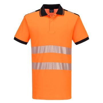 PW3 Hi-Vis Cotton Comfort Polo Shirt S/S Portwest PW317