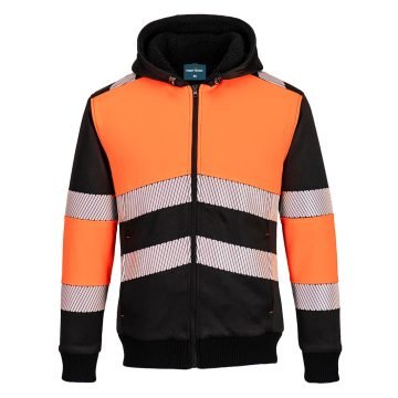 PW3 Class 1 Zipped Winter Hoodie Portwest PW377