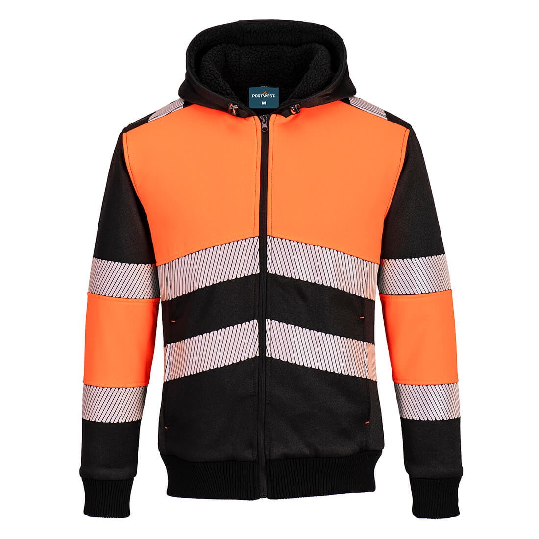 PW3 Class 1 Zipped Winter Hoodie Portwest PW377