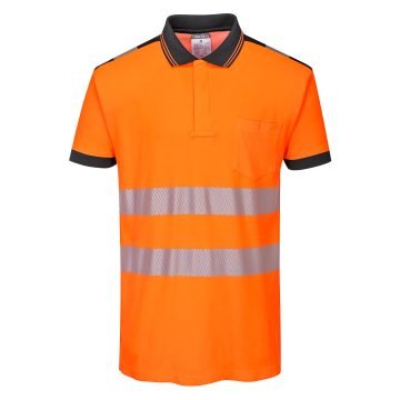 PW3 Ανακλαστική Πόλο Μπλούζα S/S Portwest T180