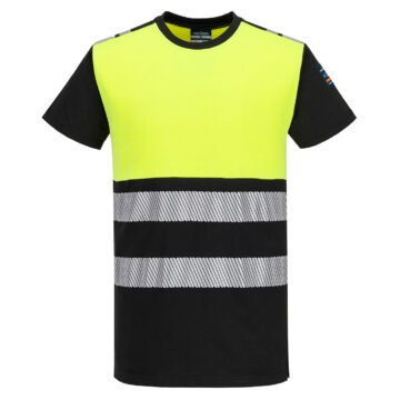 PW3 Modaflame Knit Μπλουζάκι Κοντομάνικο Υψηλής Ορατότητας Κλάσης 1 FR Portwest FR775